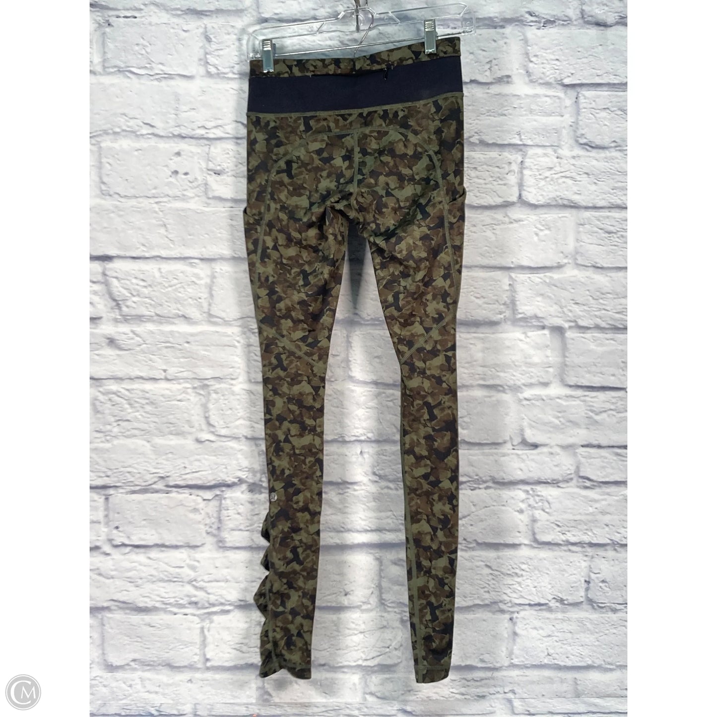 Athletic Leggings By Lululemon In Green, Size: S