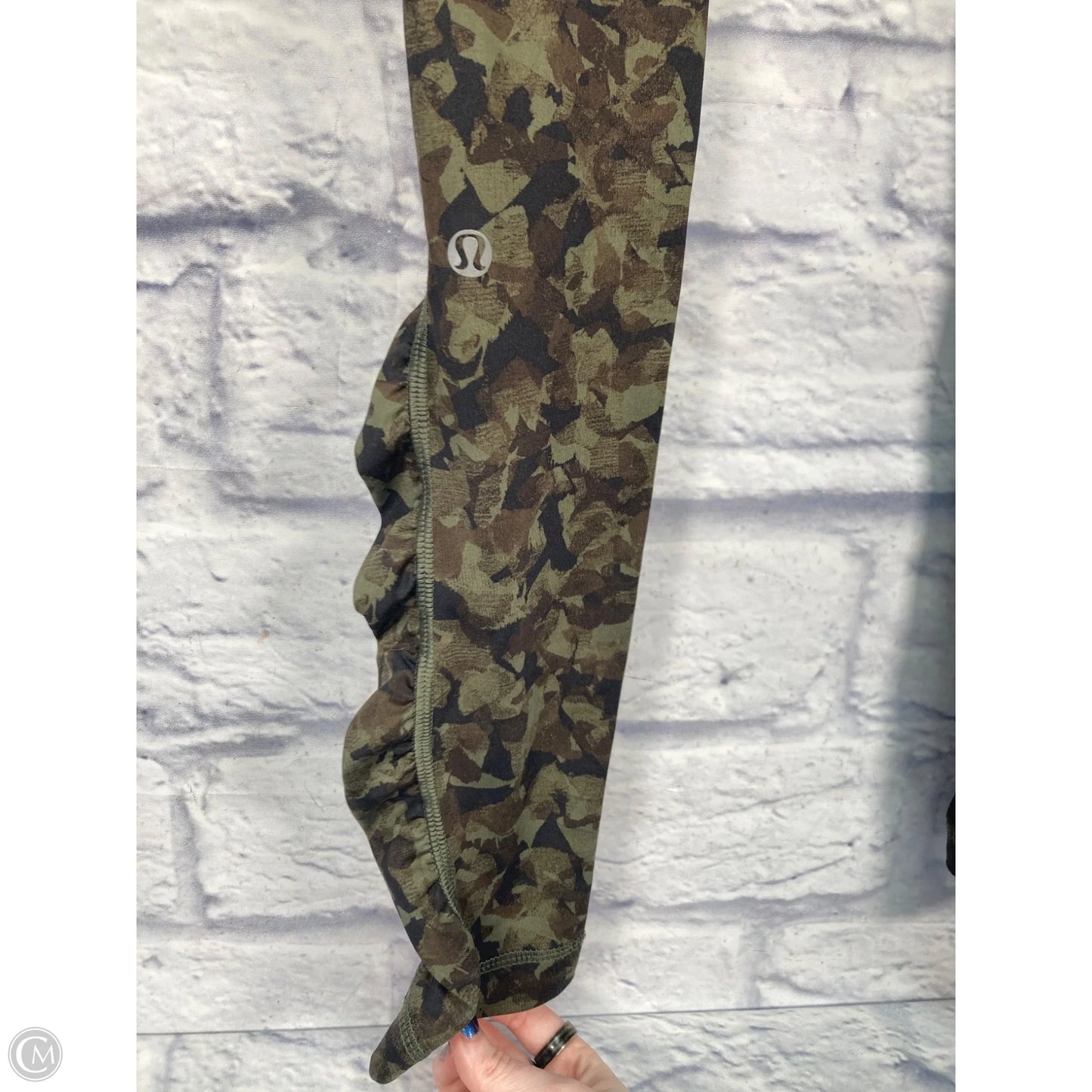 Athletic Leggings By Lululemon In Green, Size: S