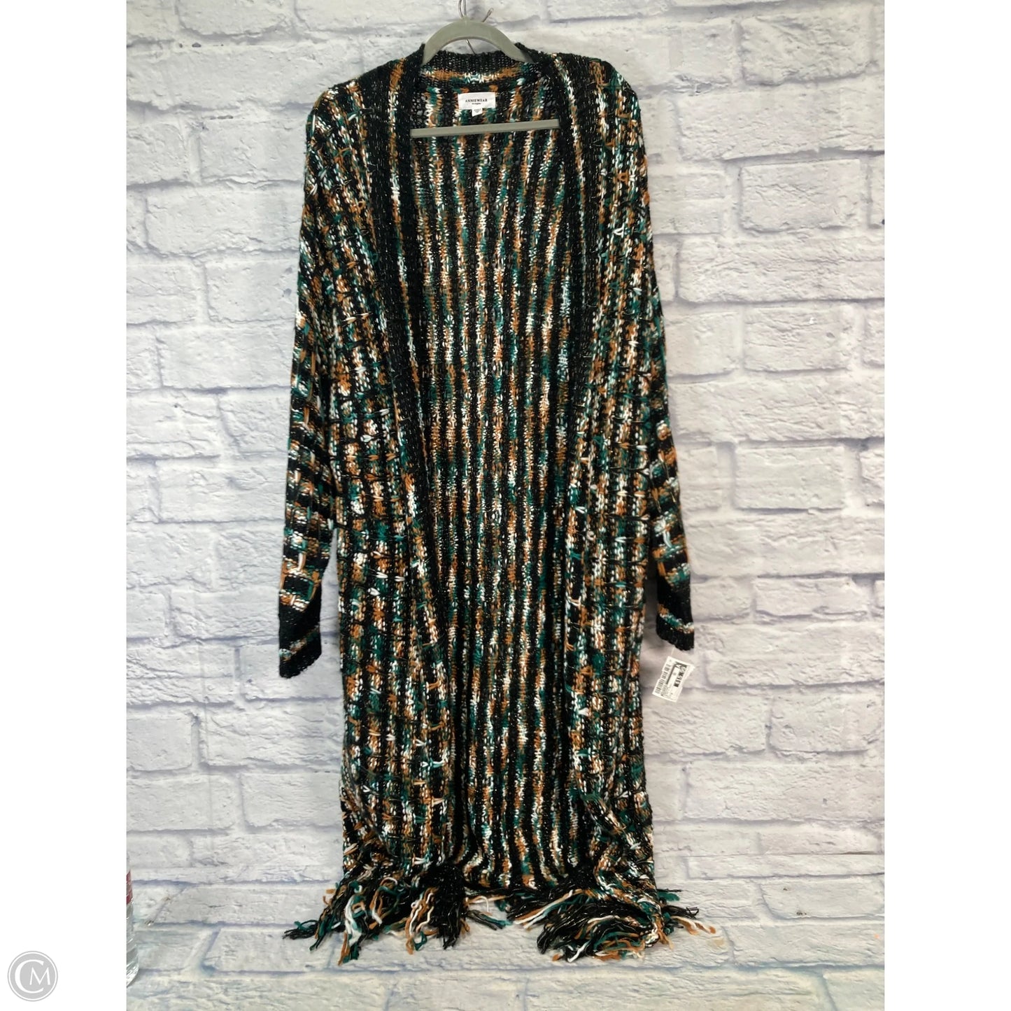 Cardigan By Anniewear In Black & Green, Size: M