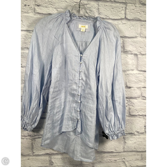 Tunic Long Sleeve By Maeve In Blue, Size: Xs