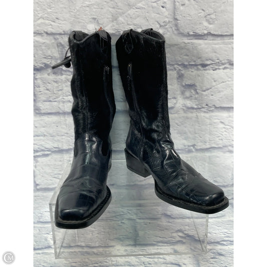 Boots Leather By Sesto Meucci In Black, Size: 10
