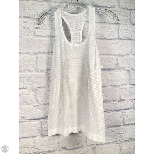 Athletic Tank Top By Lululemon In White, Size: S