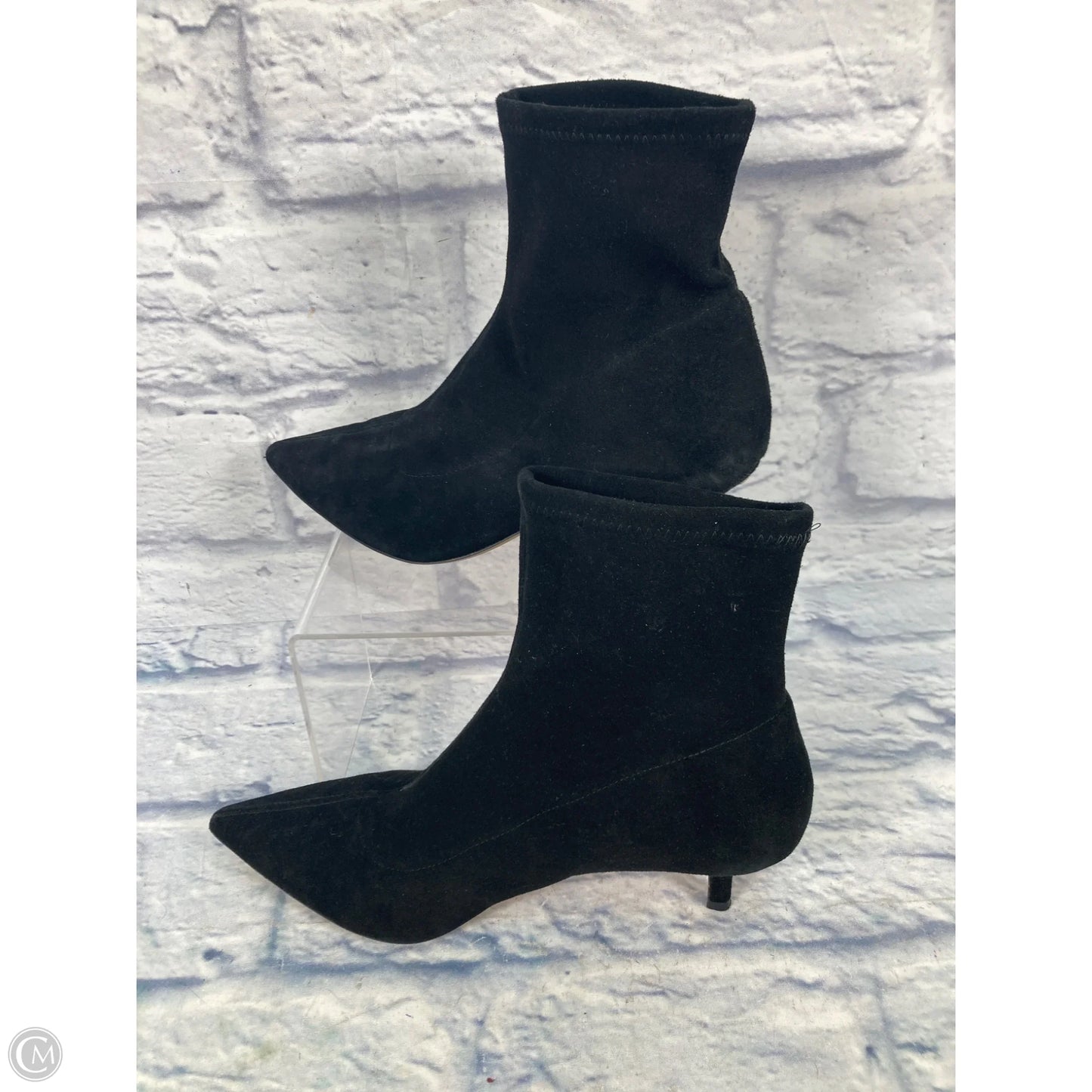 Boots Designer By Coach In Black, Size: 7.5