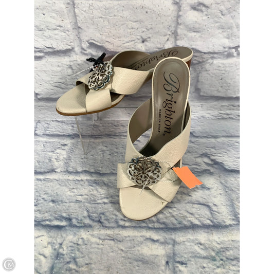 Sandals Heels Block By Brighton In Tan, Size: 7