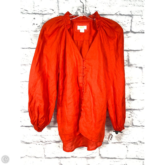 Tunic Long Sleeve By Maeve In Red, Size: Xs