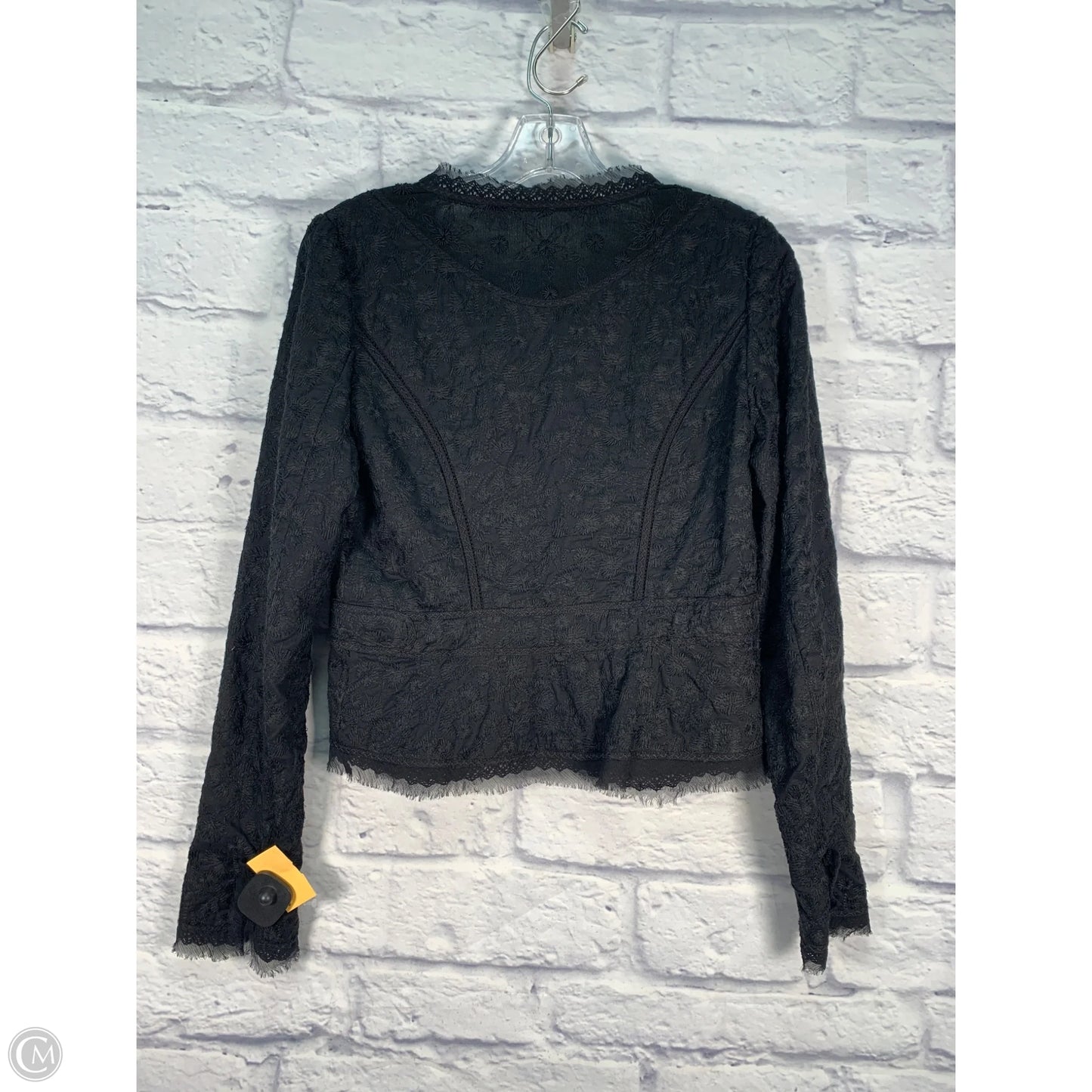 Top Long Sleeve By Elie Tahari In Black, Size: Xs