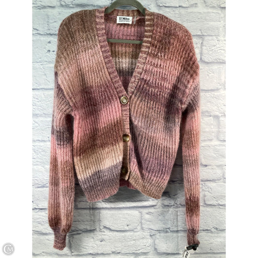 Cardigan By Clothes Mentor In Pink, Size: S