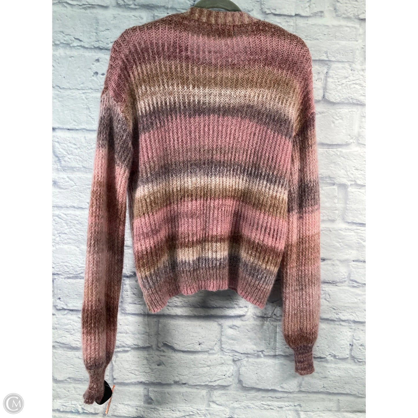Cardigan By Clothes Mentor In Pink, Size: S