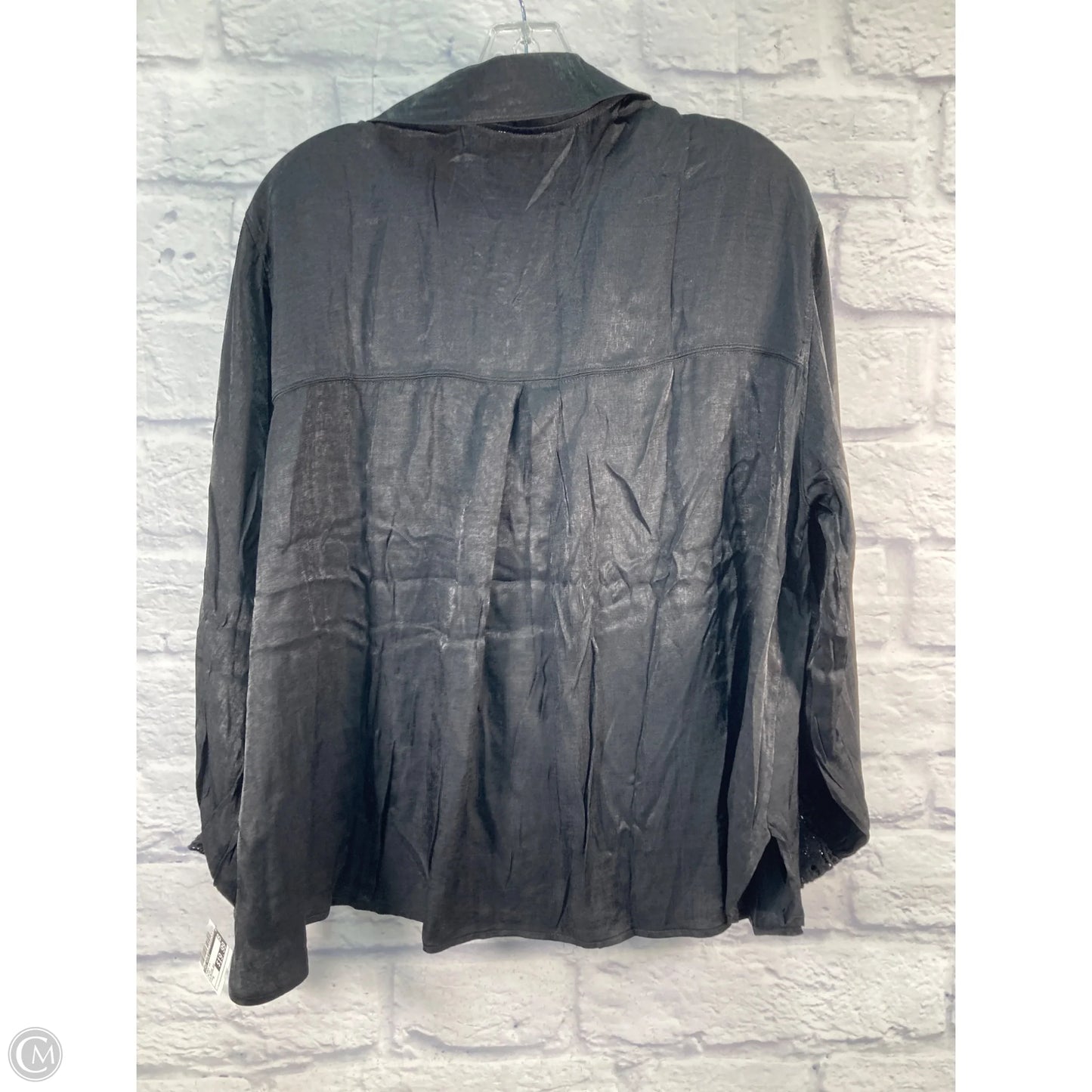 Tunic Long Sleeve By Free People In Black, Size: S