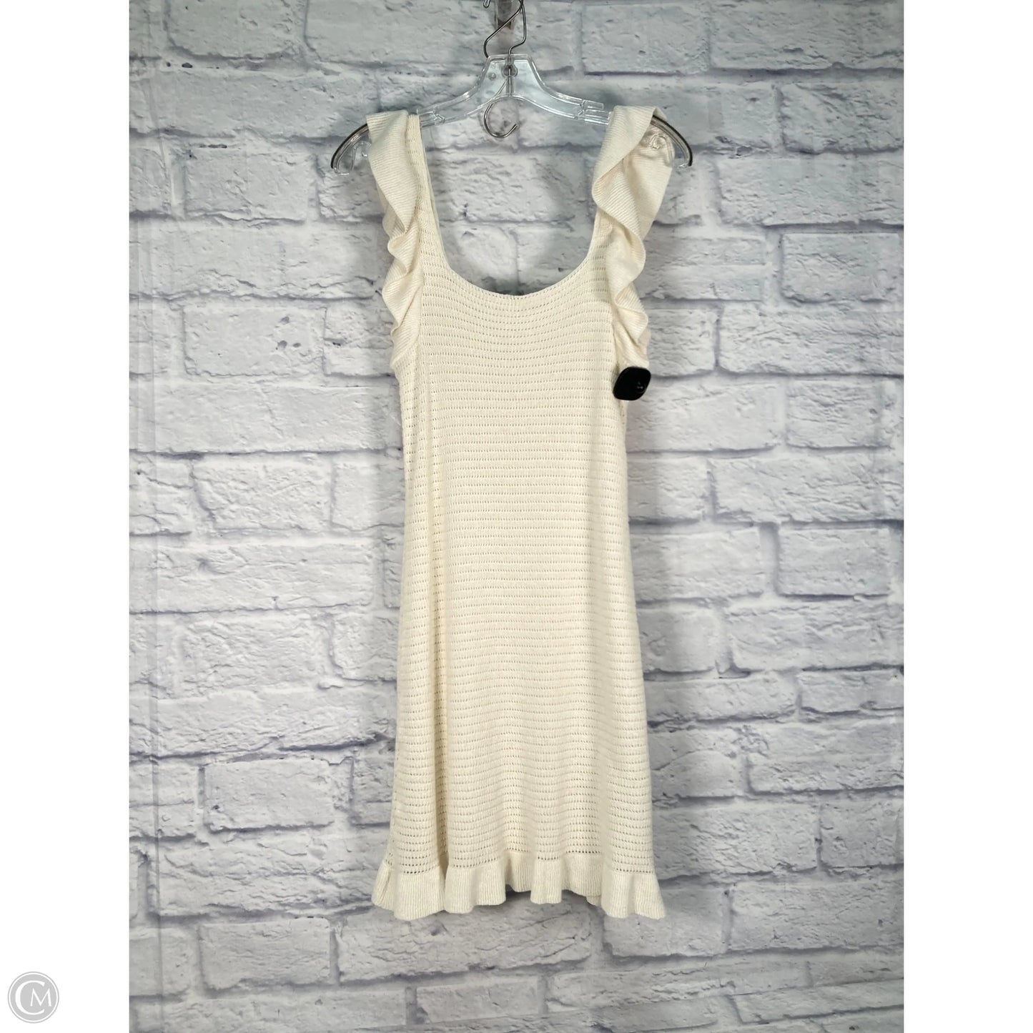Dress Casual Short By Anthropologie In Cream, Size: Xs