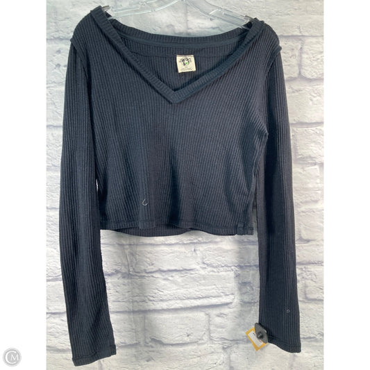 Top Long Sleeve By We The Free In Grey, Size: M