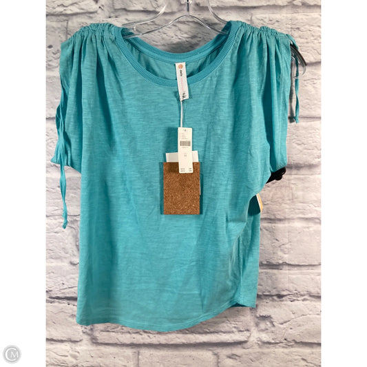 Top Short Sleeve By Free People In Blue, Size: Xs