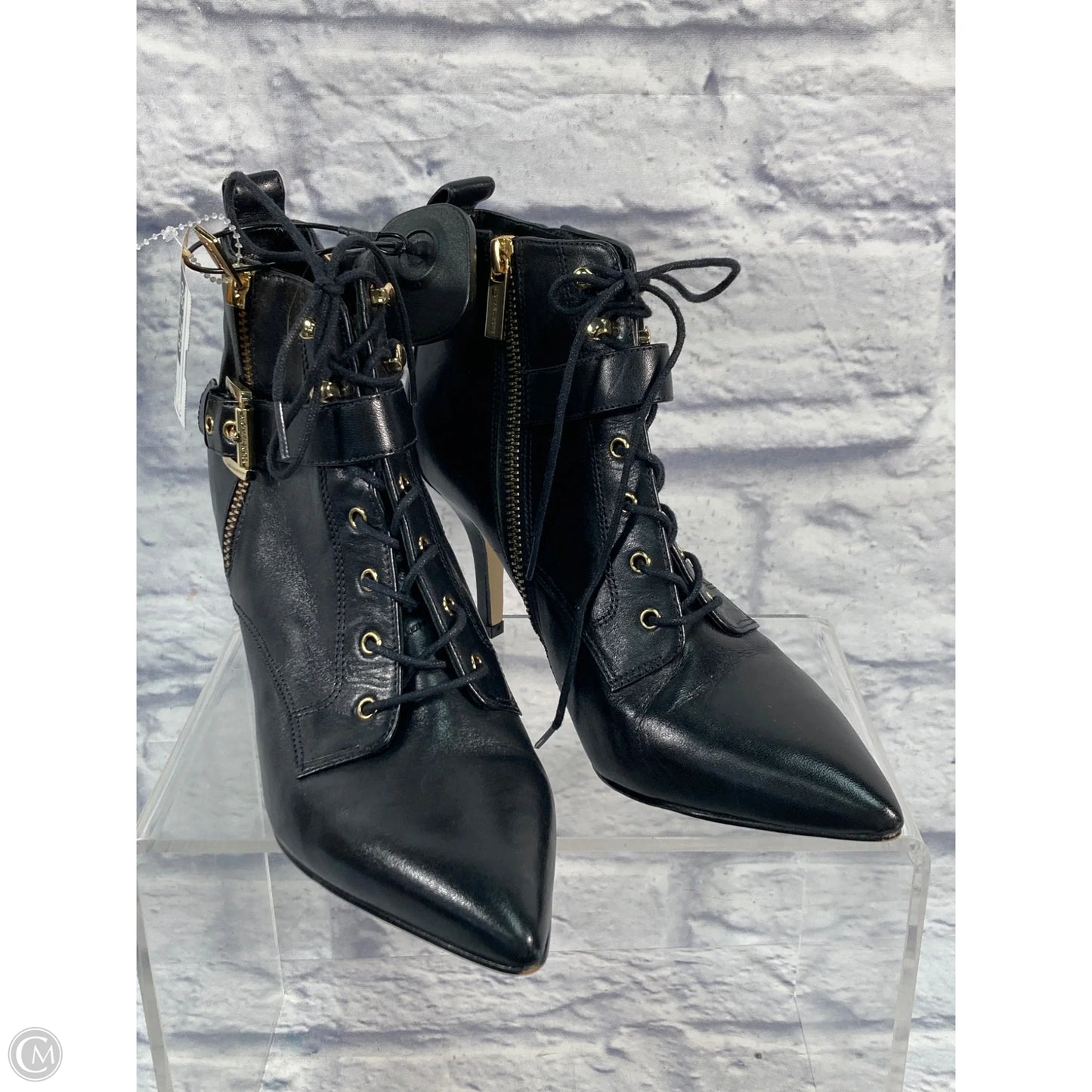 Boots Ankle Heels By Michael By Michael Kors In Black, Size: 6.5