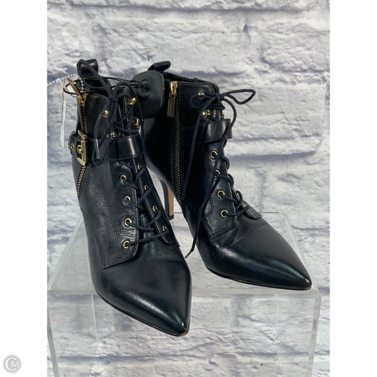 Boots Ankle Heels By Michael By Michael Kors In Black, Size: 6.5