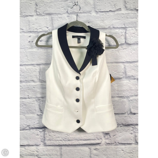 Vest Other By White House Black Market In Black & White, Size: Xs