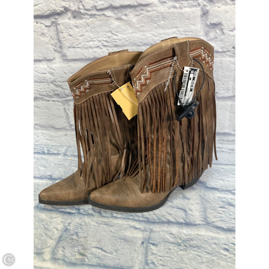 Boots Western By Roper In Brown, Size: 6