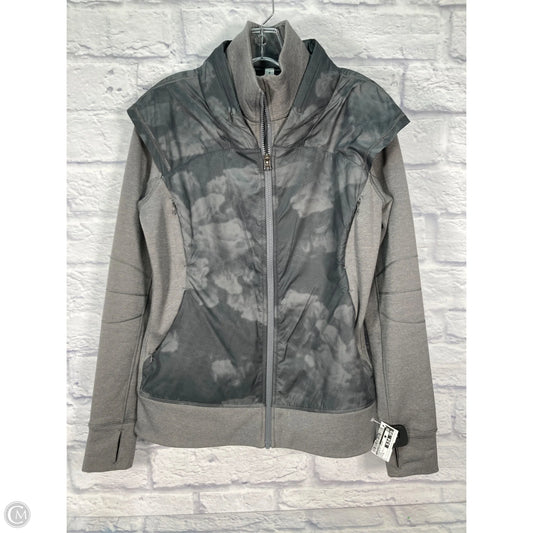 Athletic Jacket By Lululemon In Grey, Size: M