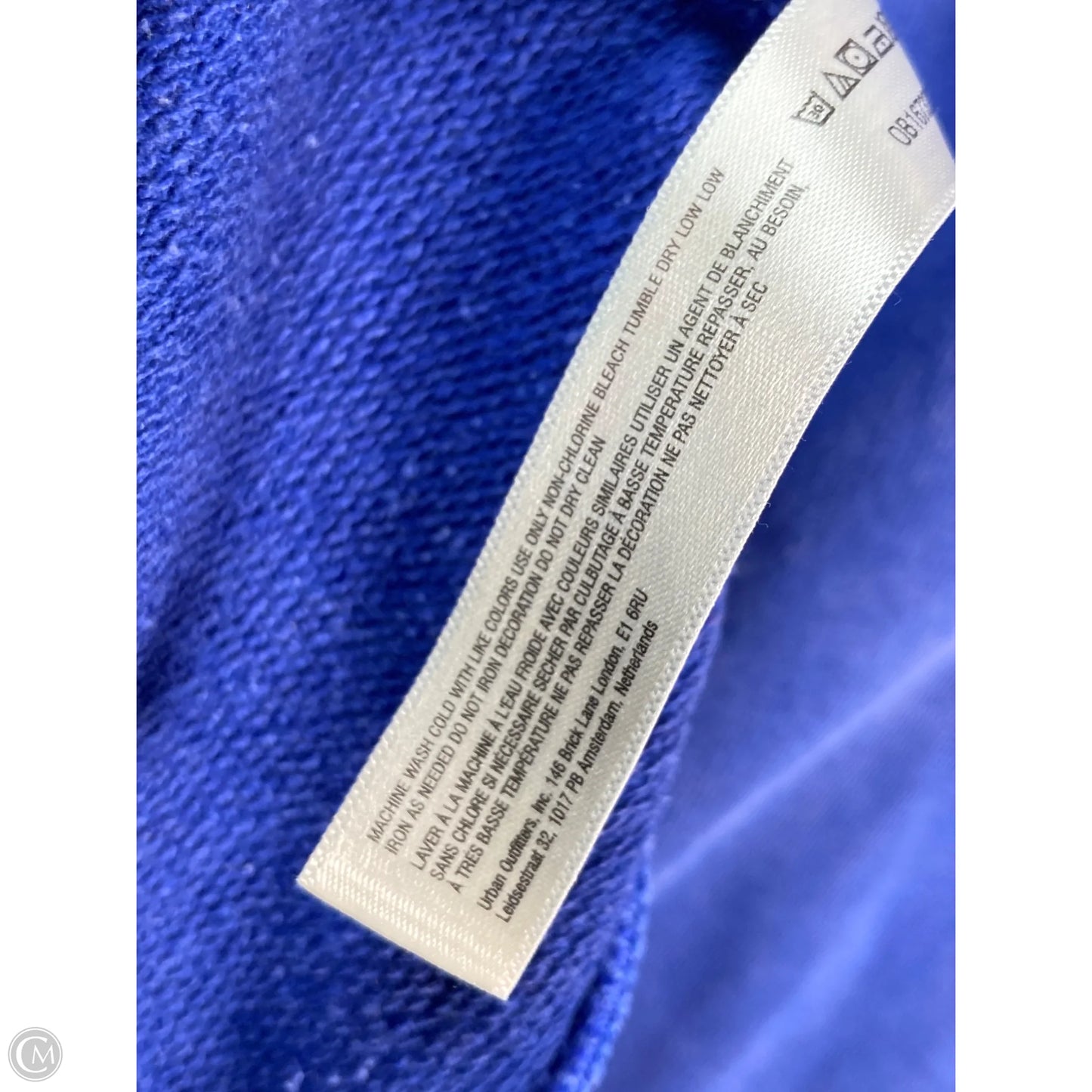 Athletic Sweatshirt Crewneck By Free People In Blue, Size: S