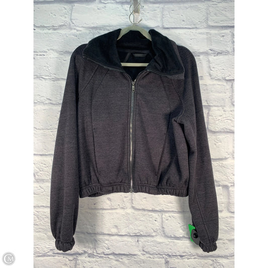 Athletic Jacket By Lululemon In Grey, Size: M