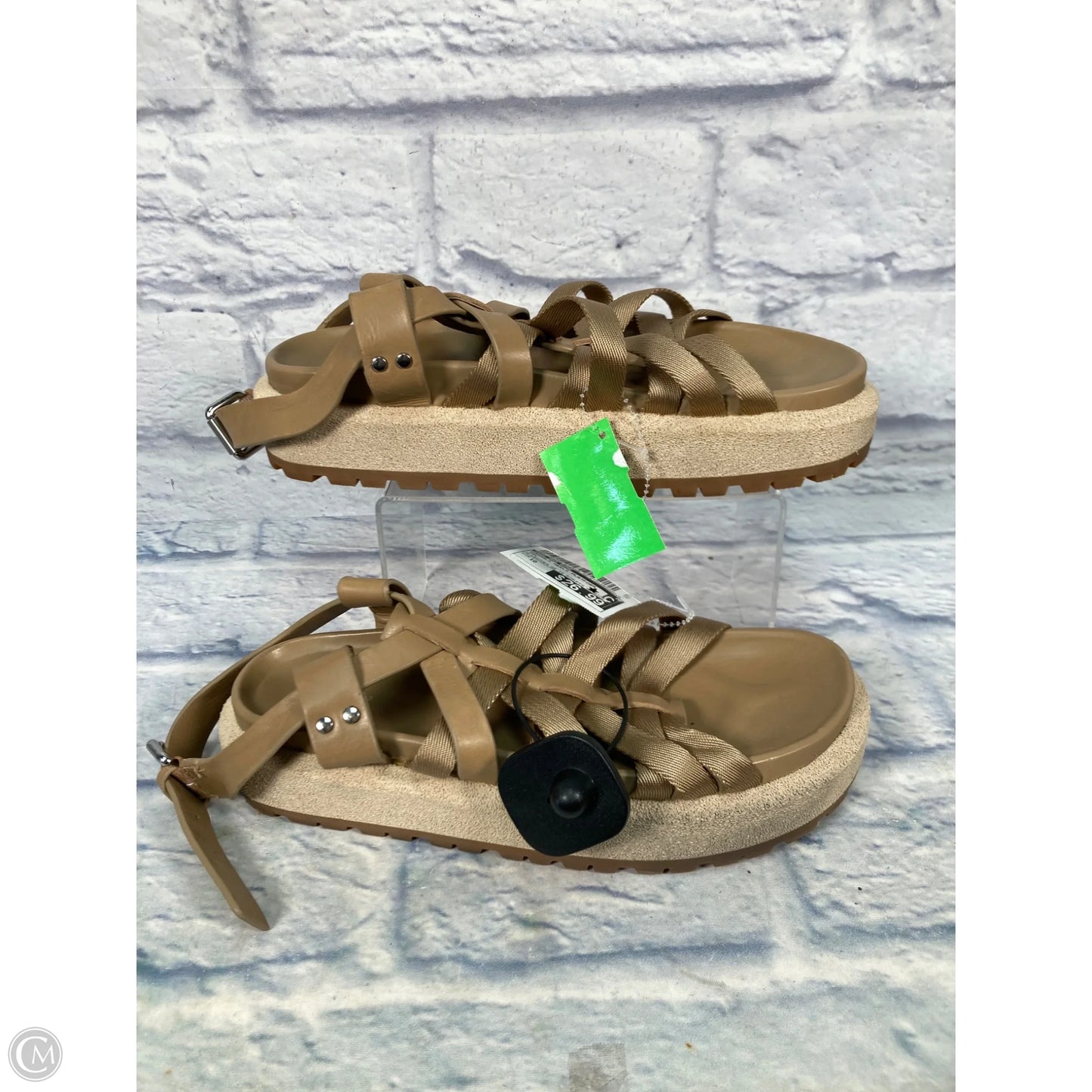 Sandals Heels Platform By Rag And Bone In Tan, Size: 10
