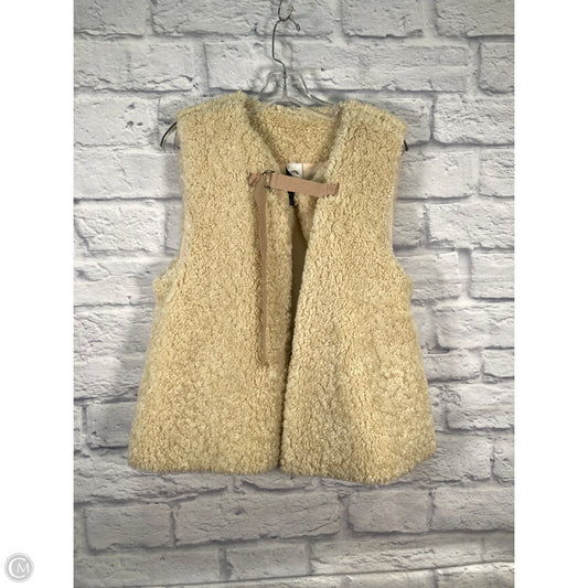 Vest Faux Fur & Sherpa By Akemi And Kin In Cream, Size: Osfm