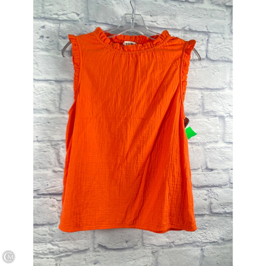 Top Sleeveless By Boden In Orange, Size: S