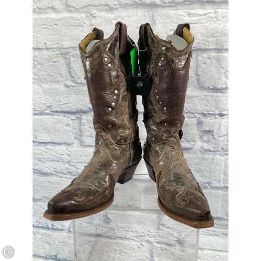 Boots Western By Corral In Brown, Size: 7.5