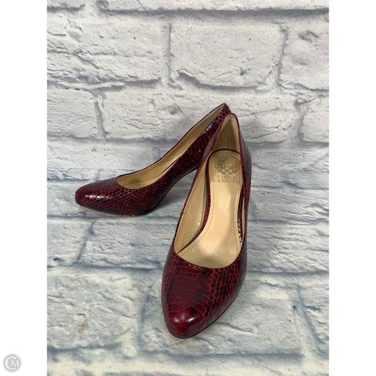 Shoes Heels Stiletto By Vince Camuto In Animal Print, Size: 7.5