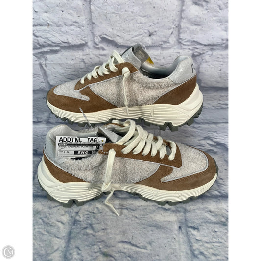 Shoes Sneakers Platform By P448 In Tan, Size: 6.5