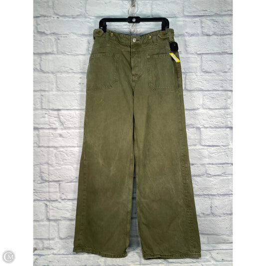 Jeans Wide Leg By We The Free In Green, Size: 10