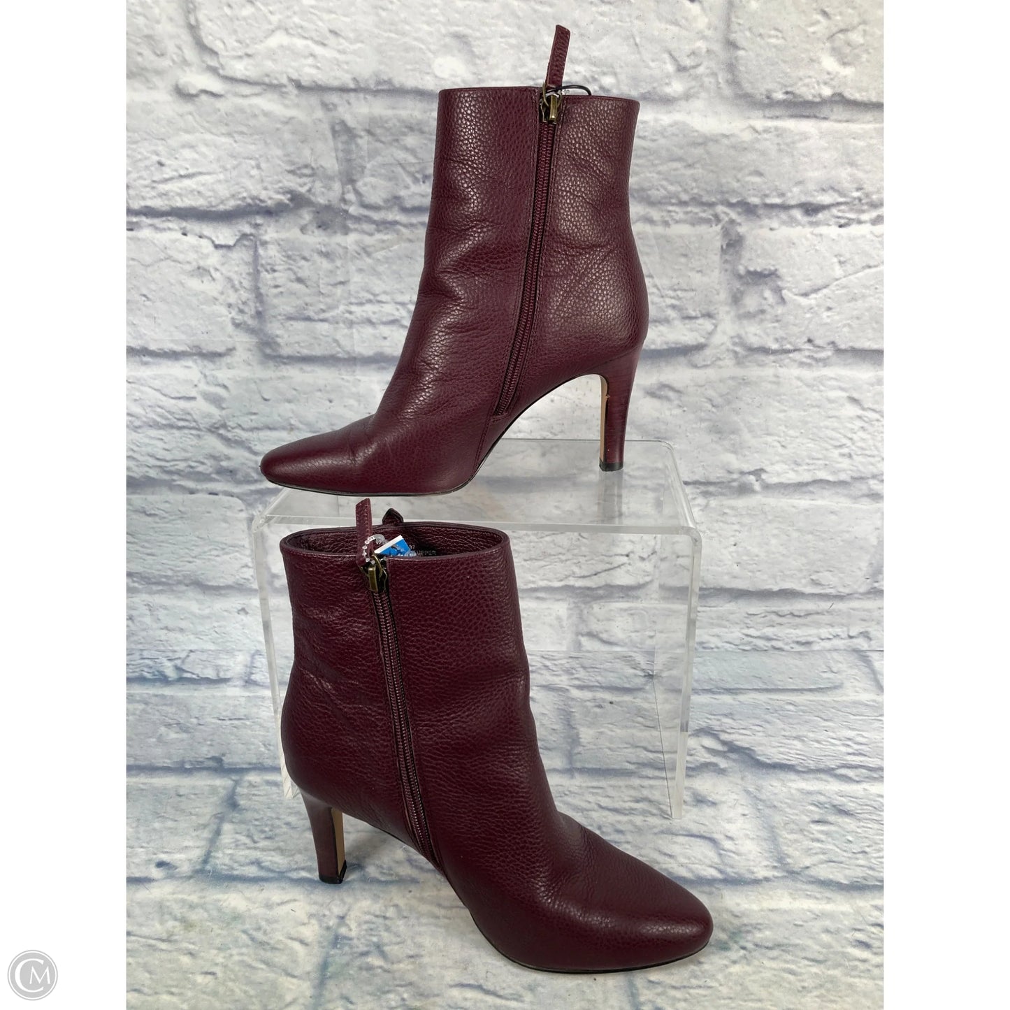 Boots Designer By Kurt Geiger In Maroon, Size: 7