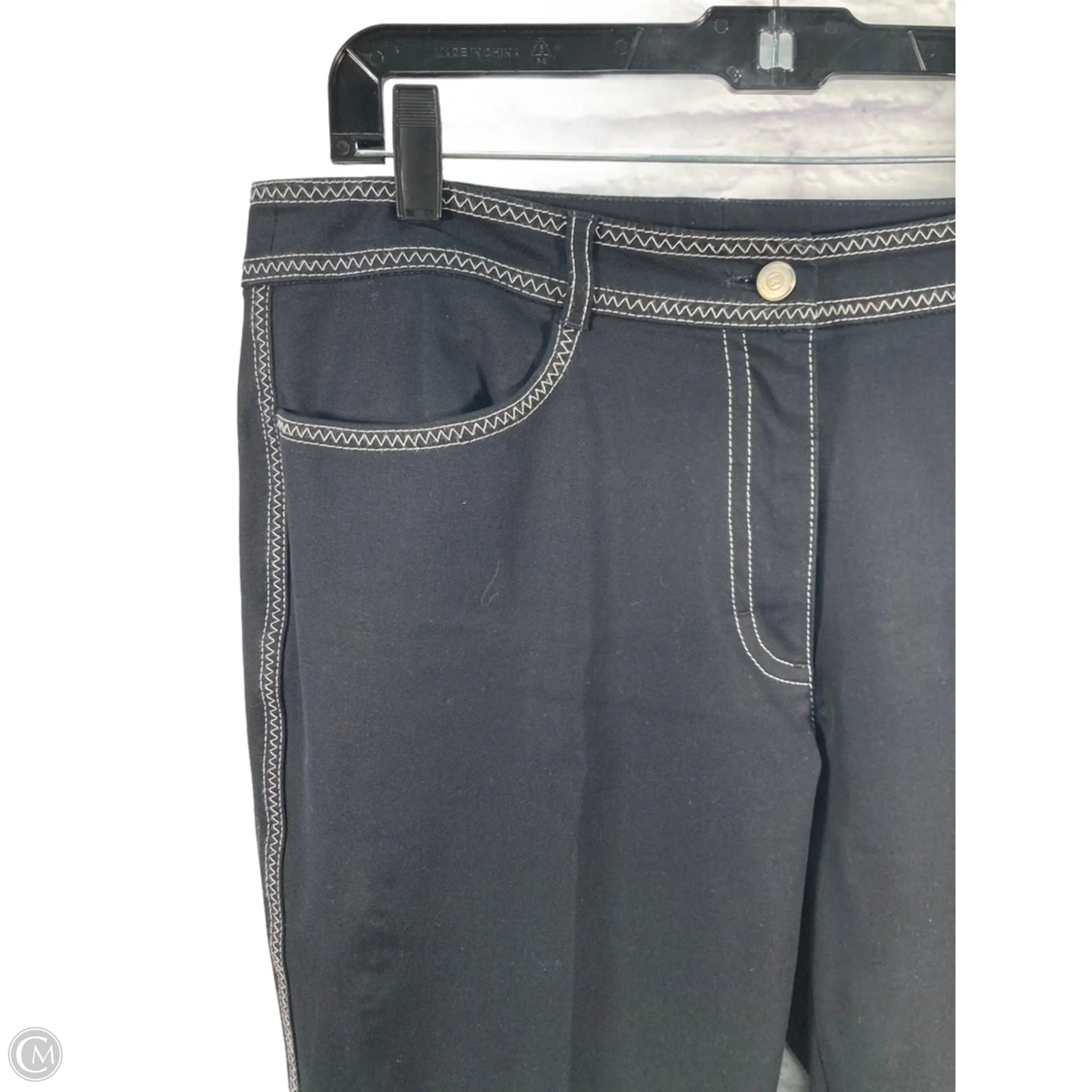 Pants Designer By Escada In Navy, Size: 14