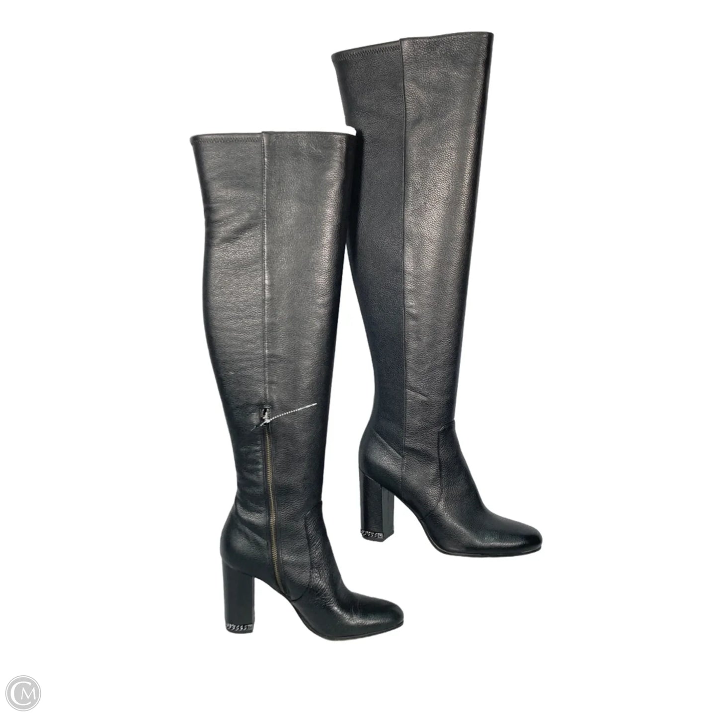 Boots Knee Heels By Michael By Michael Kors In Black, Size: 9