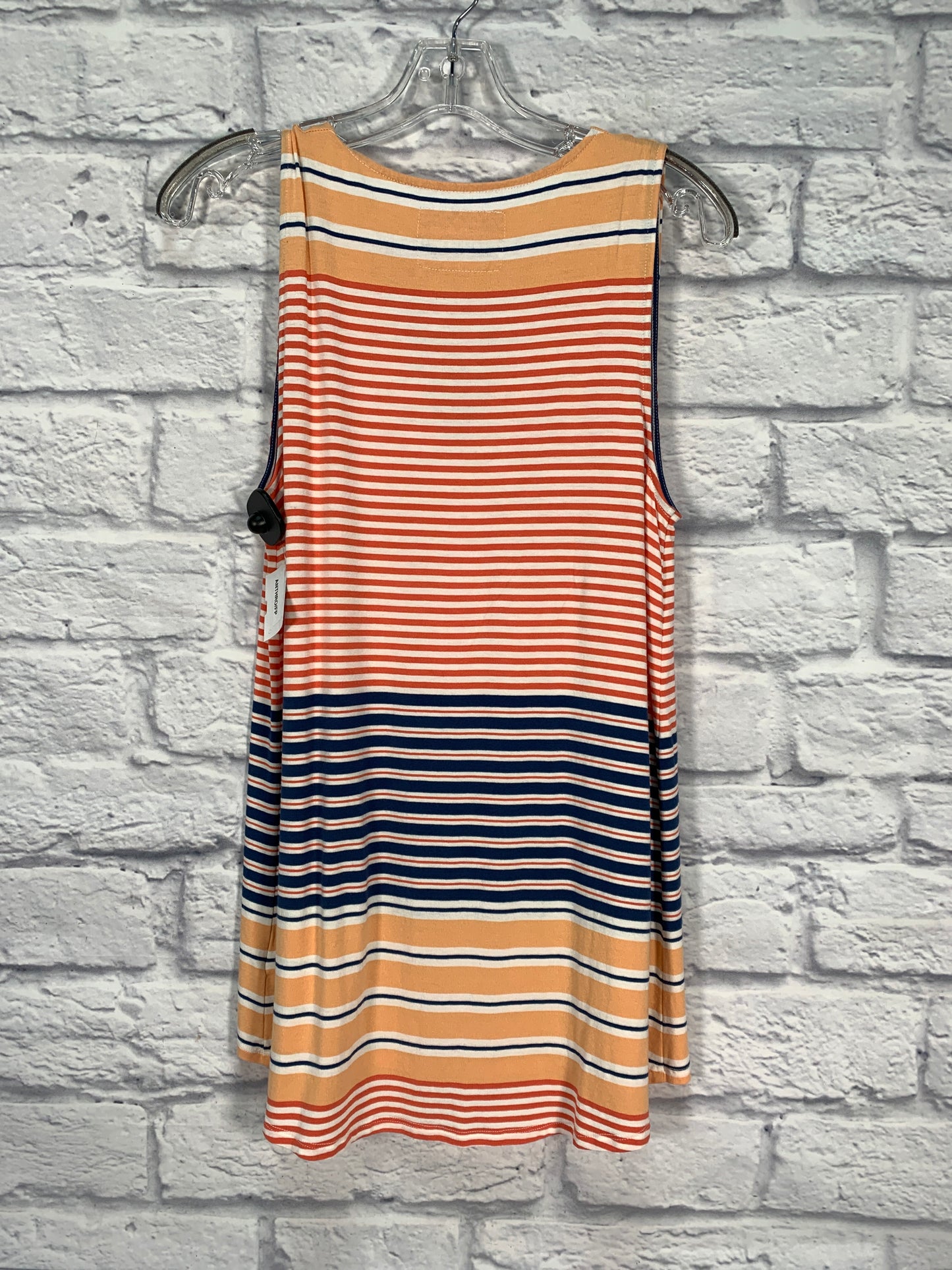 Tank Top By Deletta In Blue & Orange, Size: M