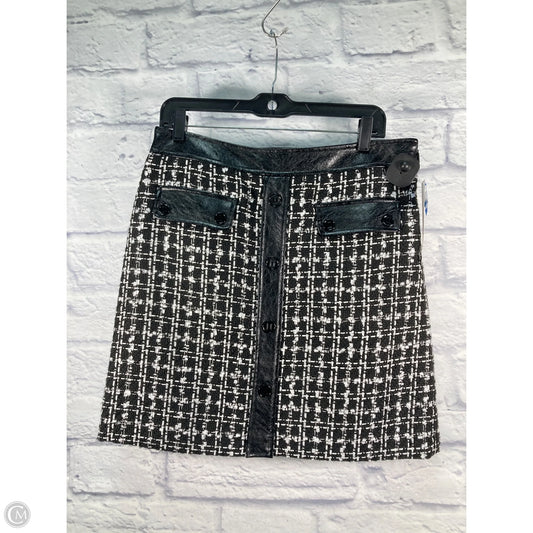 Skirt Designer By Karl Lagerfeld In Black & White, Size: 8