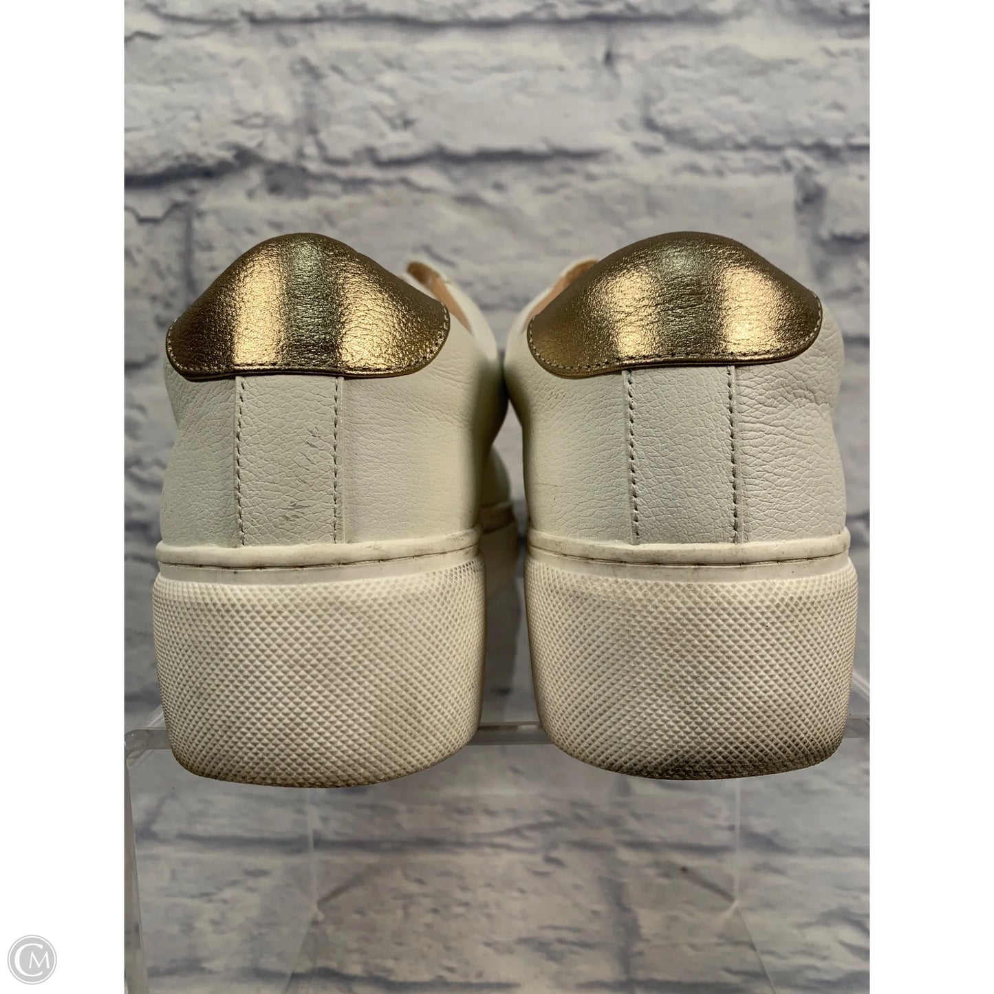 Shoes Sneakers By Alex Marie In Cream, Size: 9
