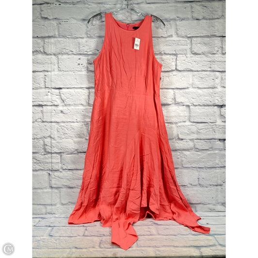 Dress Party Long By Ann Taylor In Peach, Size: M
