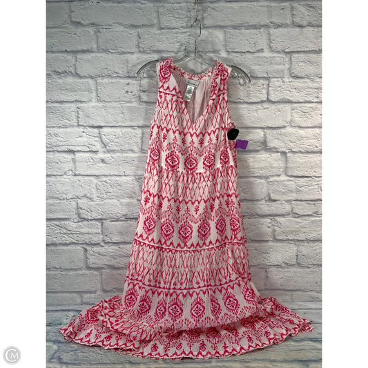Dress Party Long By Tommy Bahama In Pink & White, Size: S