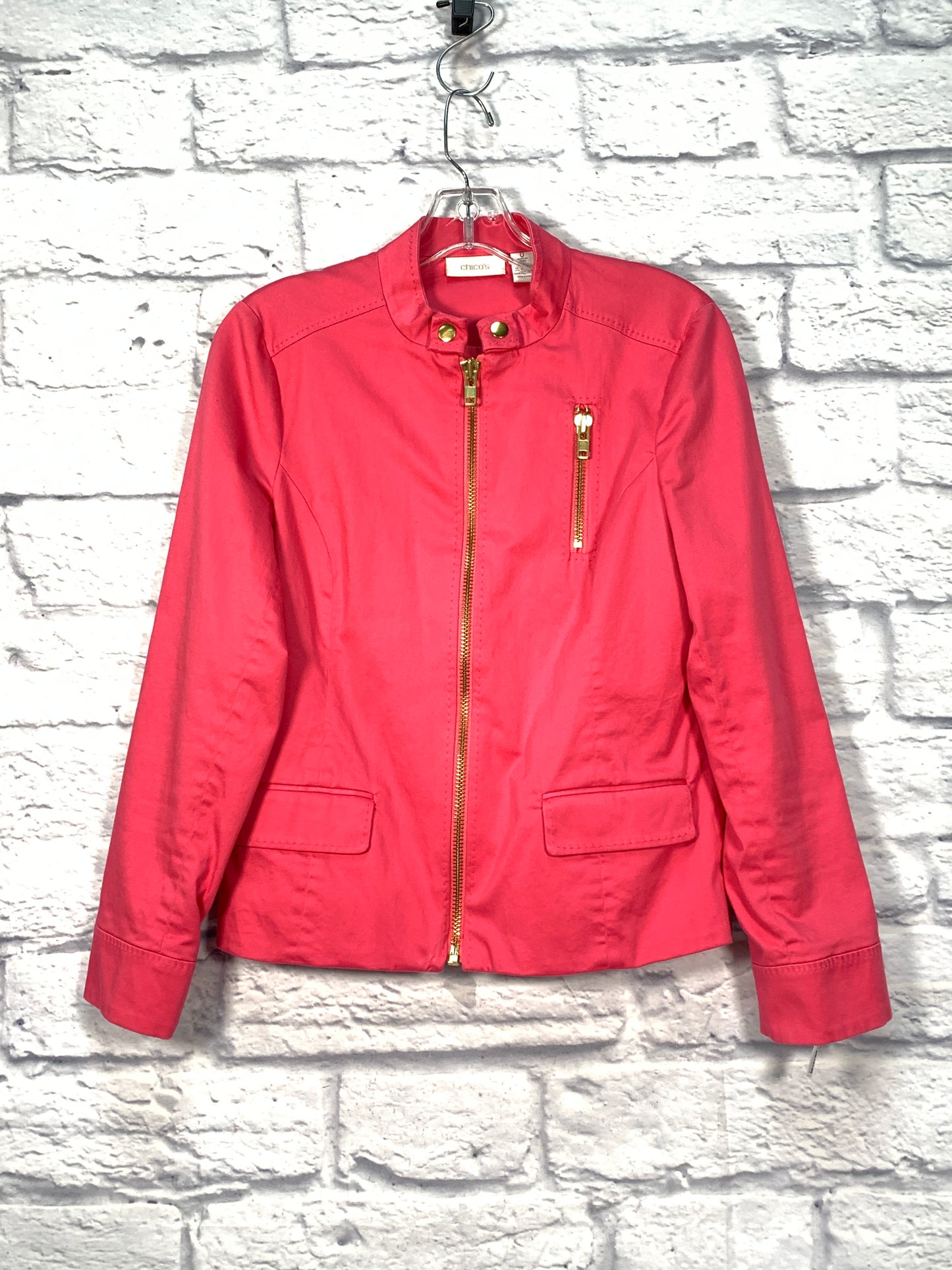 Jacket Other By Chicos In Pink, Size: S