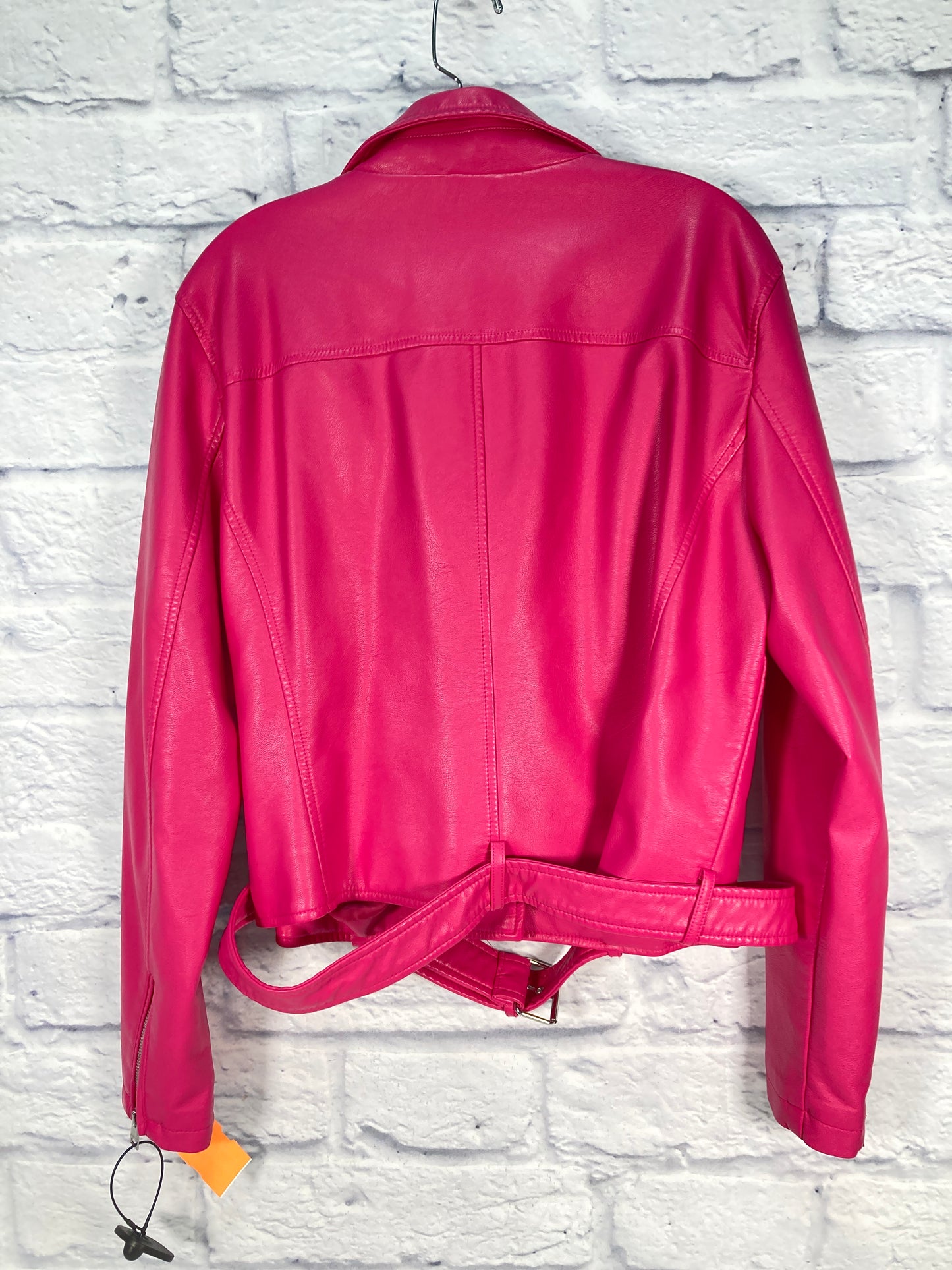 Jacket Moto By Levis In Pink, Size: Xl