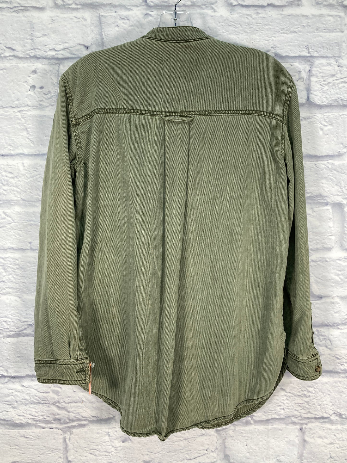 Tunic Long Sleeve By Anthropologie In Green, Size: S