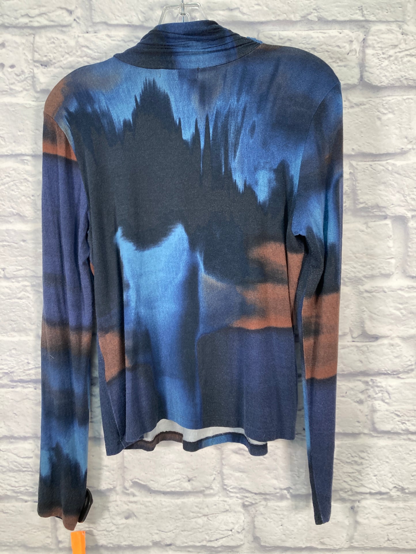 Blouse Long Sleeve By Michael Stars In Blue, Size: M