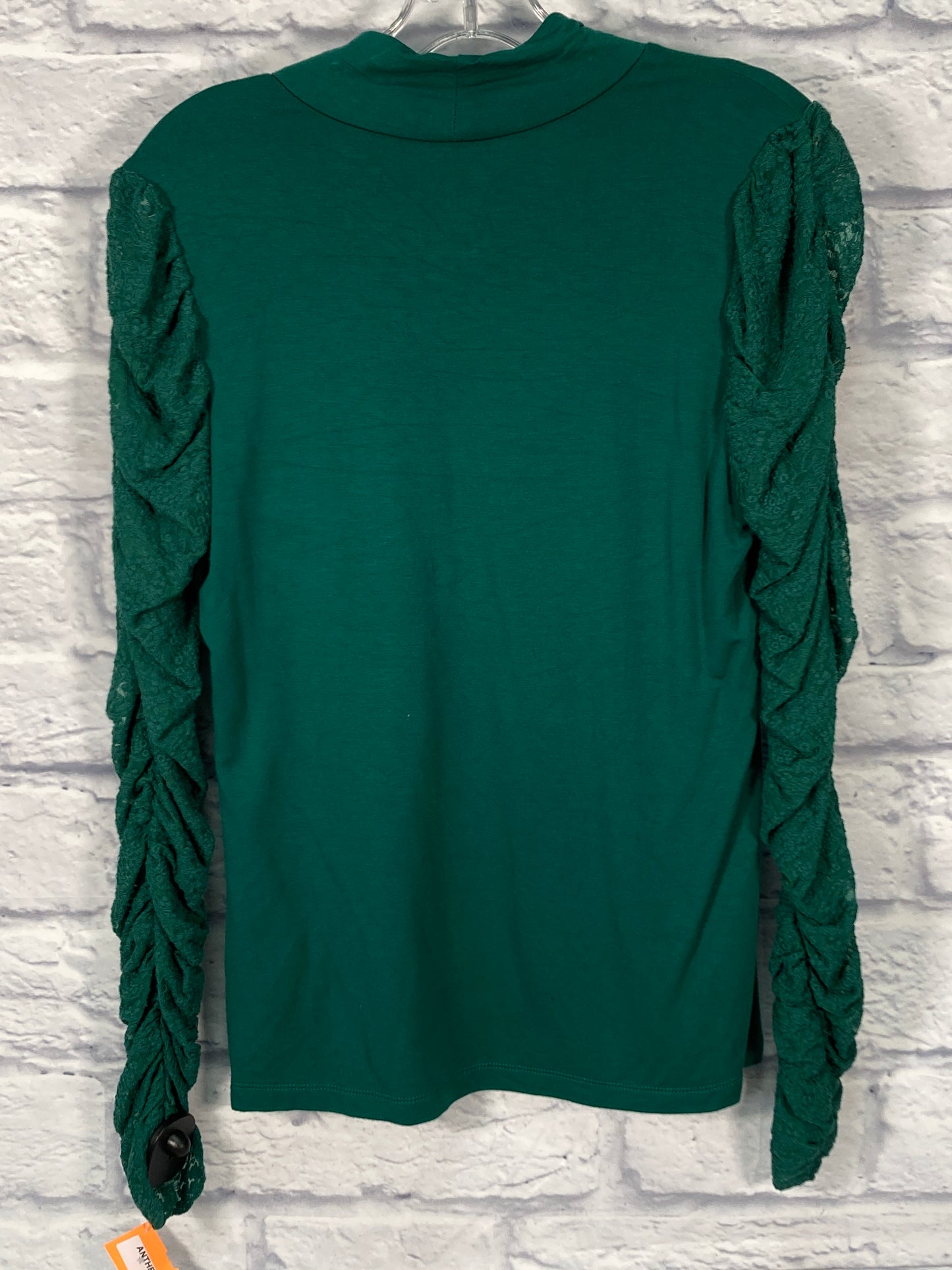 Blouse Long Sleeve By Maeve In Green, Size: M