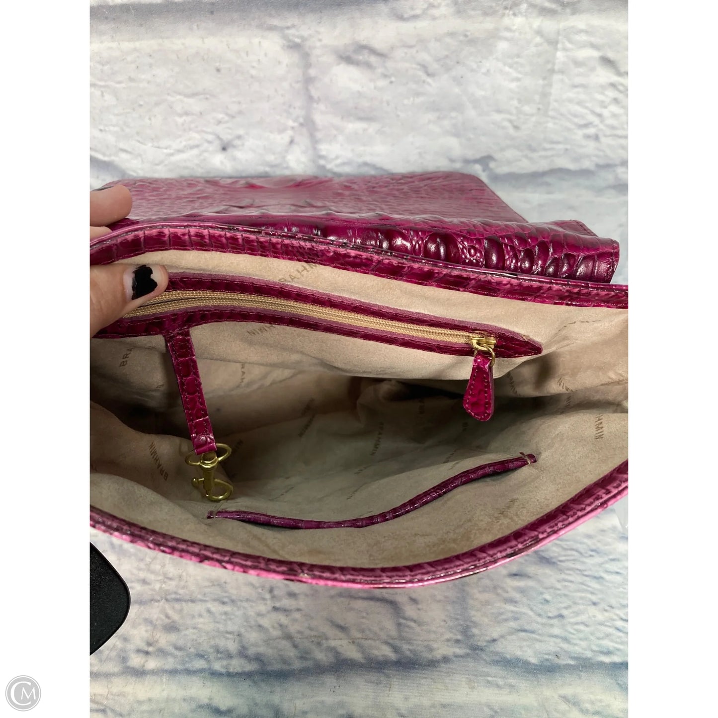 Crossbody Designer By Brahmin, Size: Large