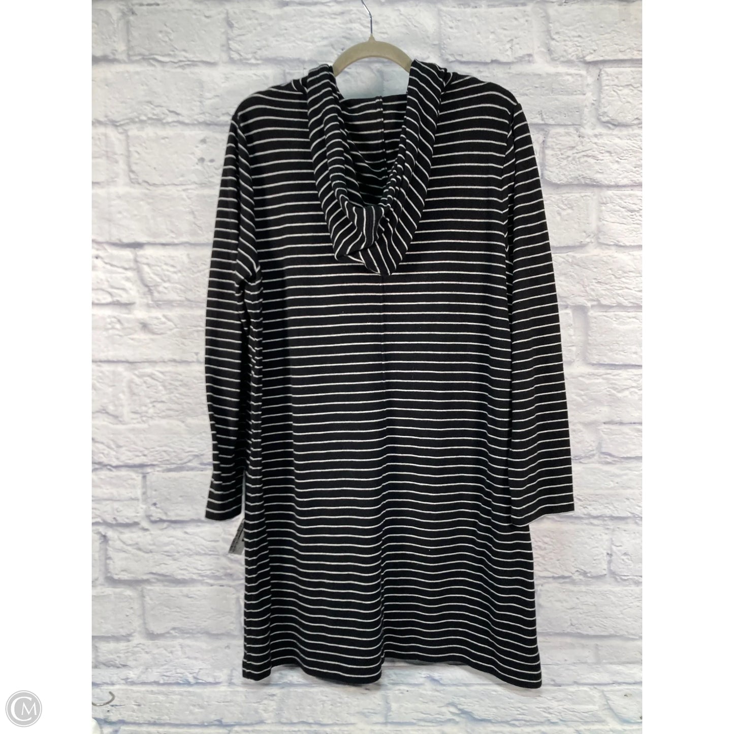 Dress Sweater By Lou And Grey In Black & White, Size: Xl