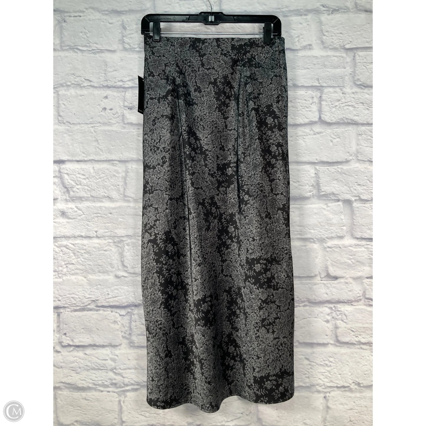 Skirt Maxi By Rafaella In Black & Grey, Size: S