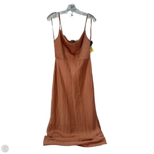 Dress Party Long By Bhldn In Peach, Size: M