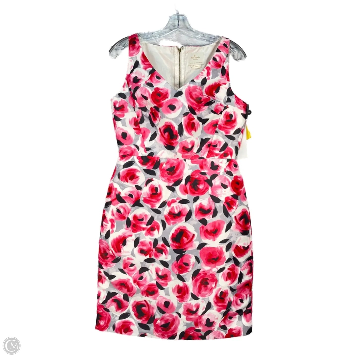 Dress Designer By Kate Spade In Black & Red, Size: S