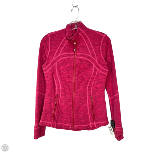 Athletic Jacket By Lululemon In Pink, Size: S