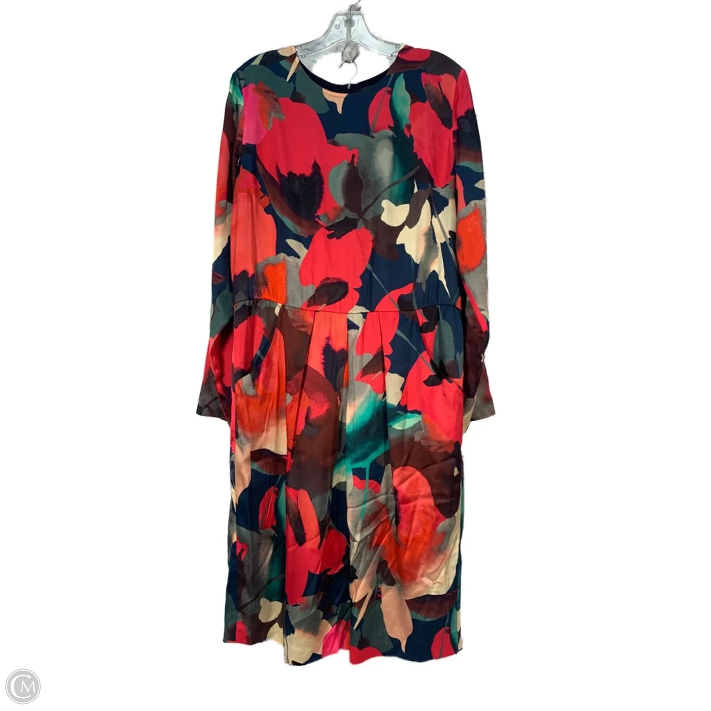 Dress Party Midi By St. John In Multi-colored, Size: L